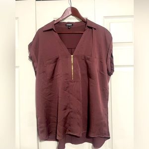 Express Rust colored tank blouse